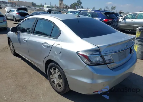 2013 Honda Civic Hybrid из США, поврежденный, VIN 19XFB4F38DE002931